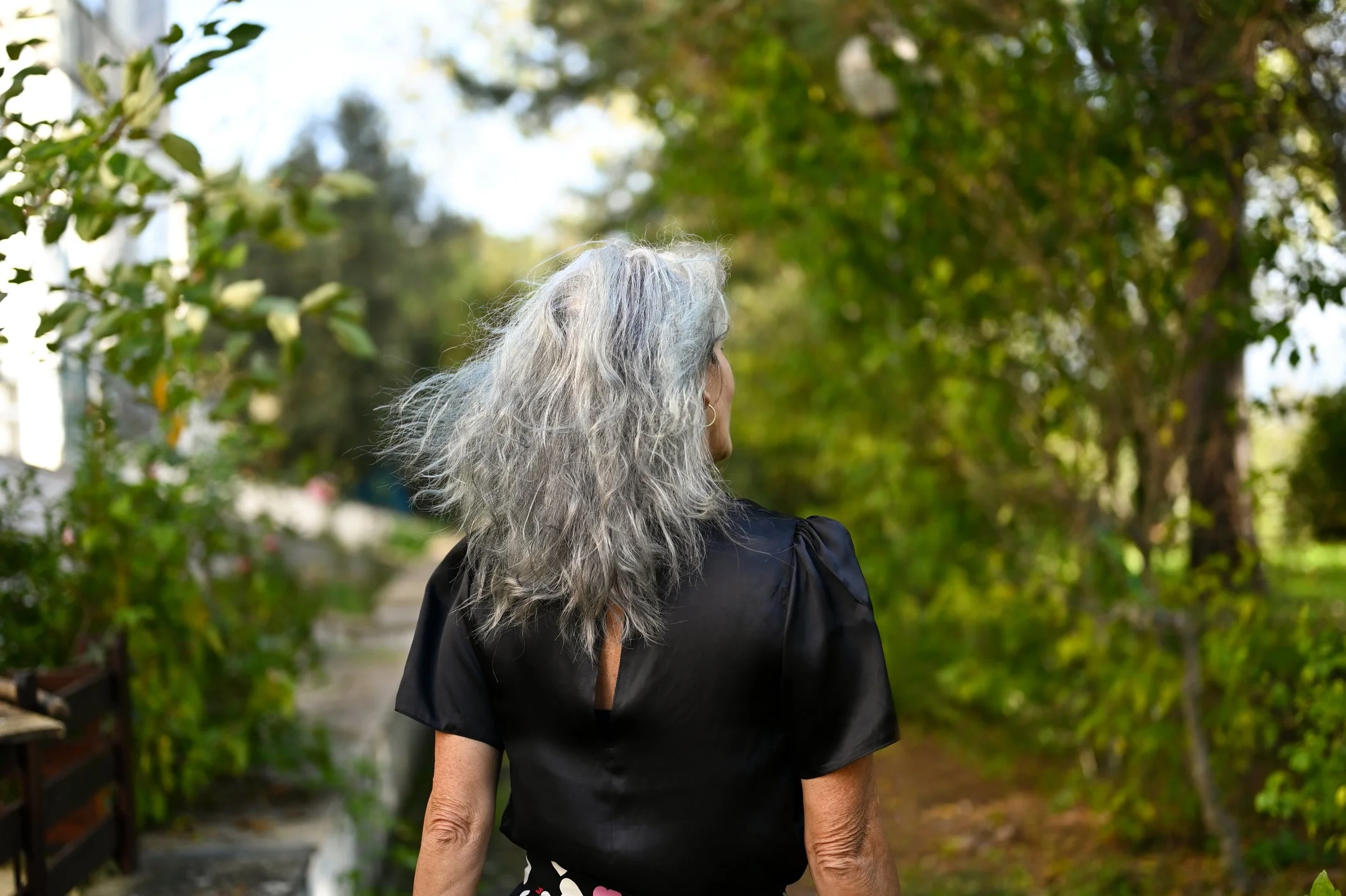 Person looking at a beautiful landscape